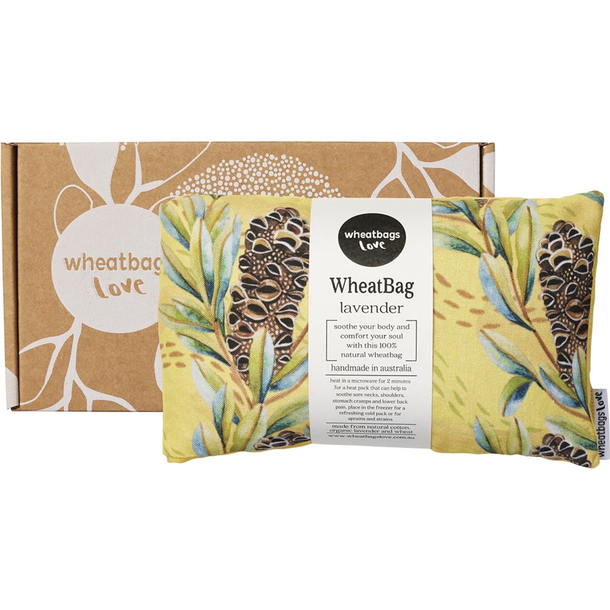 Wheatbags Love Wheatbag Banksia Pod Lavender Scented