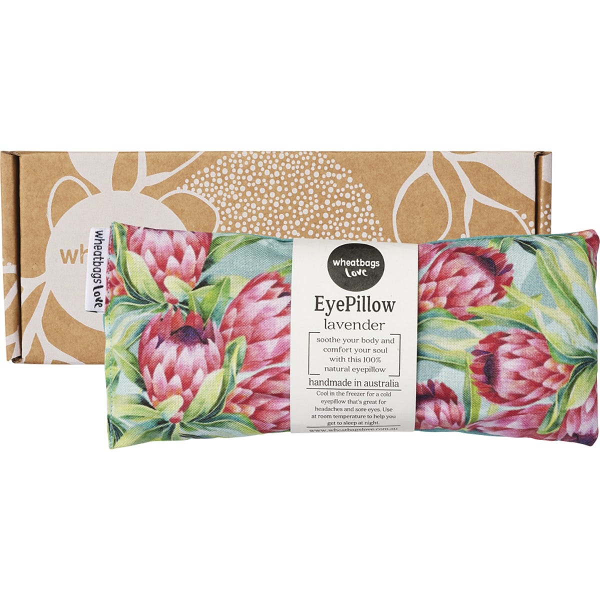 Wheatbags Love Eyepillow Protea Lavender Scented