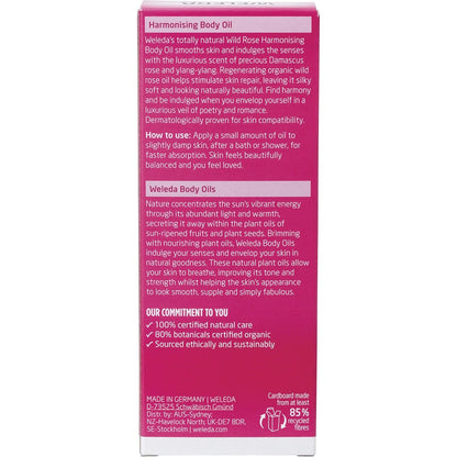 Weleda Harmonising Body Oil Wild Rose 100ml