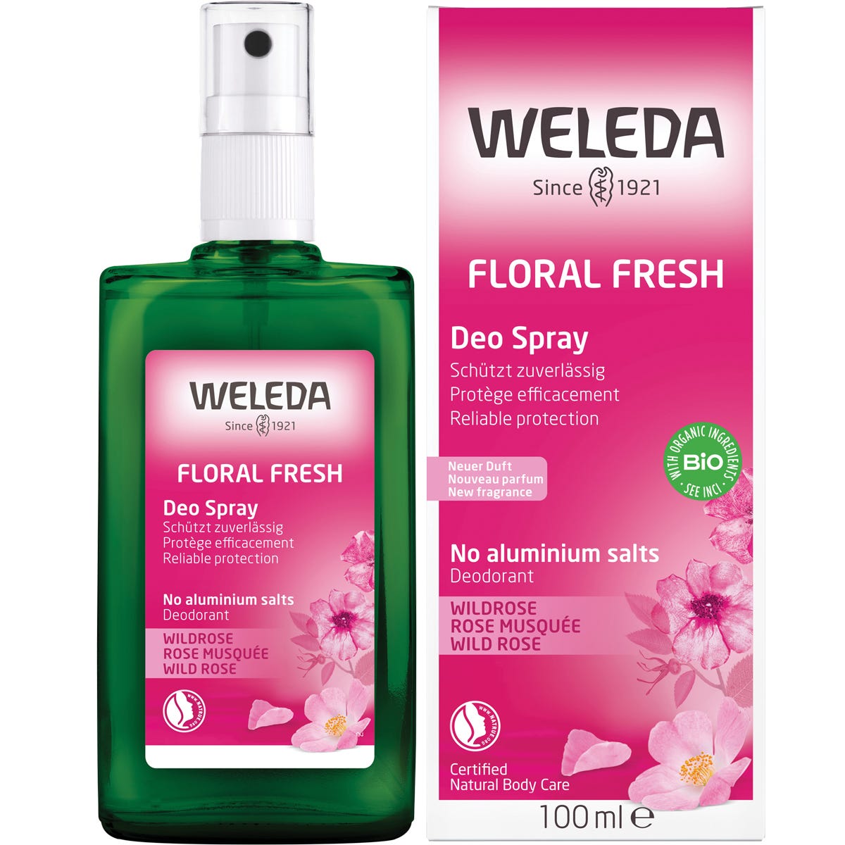 Weleda Deo Spray Floral Fresh Wild Rose 100ml