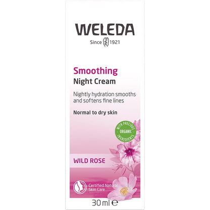 Weleda Smoothing Night Cream Wild Rose 30ml