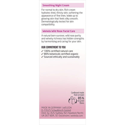 Weleda Smoothing Night Cream Wild Rose 30ml