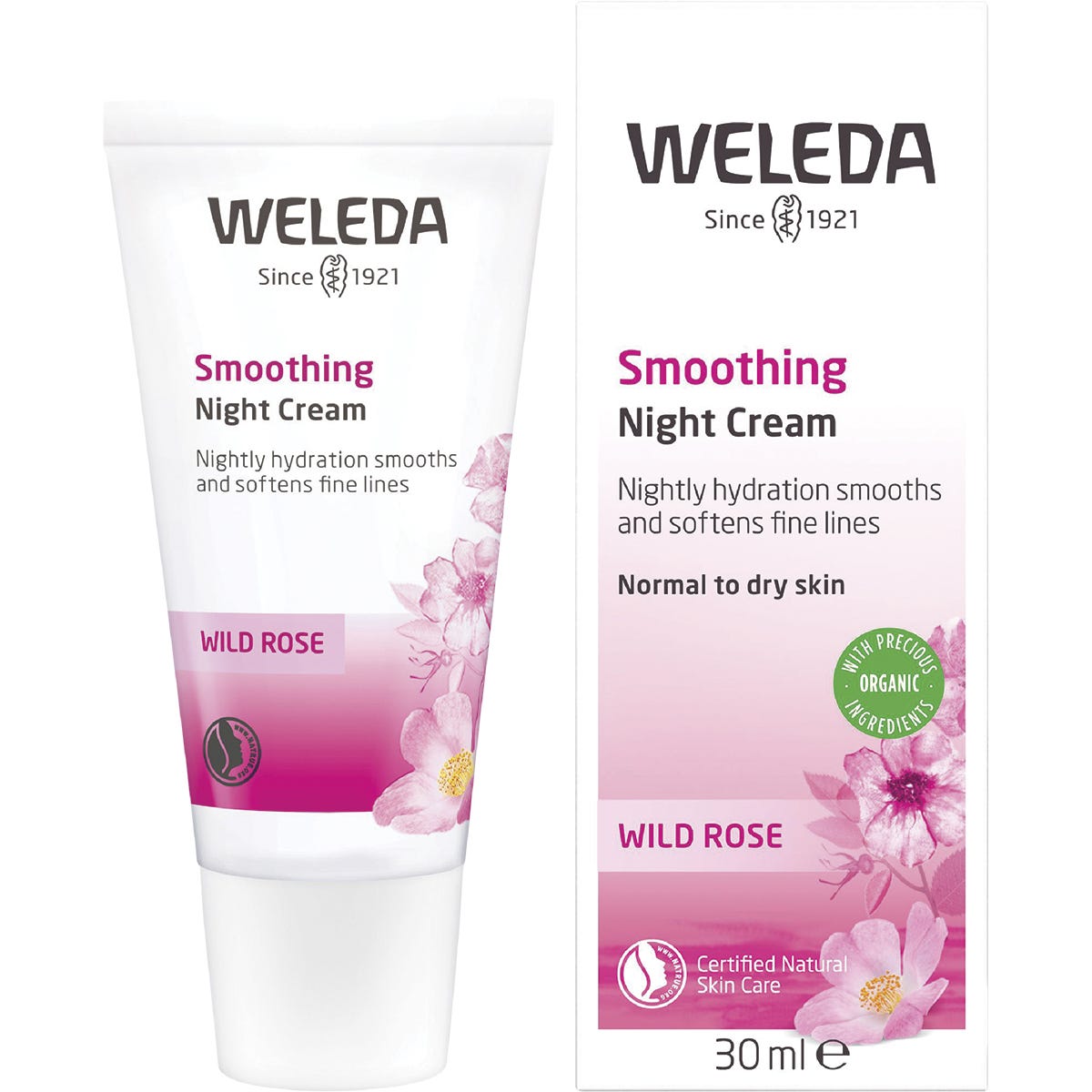 Weleda Smoothing Night Cream Wild Rose 30ml