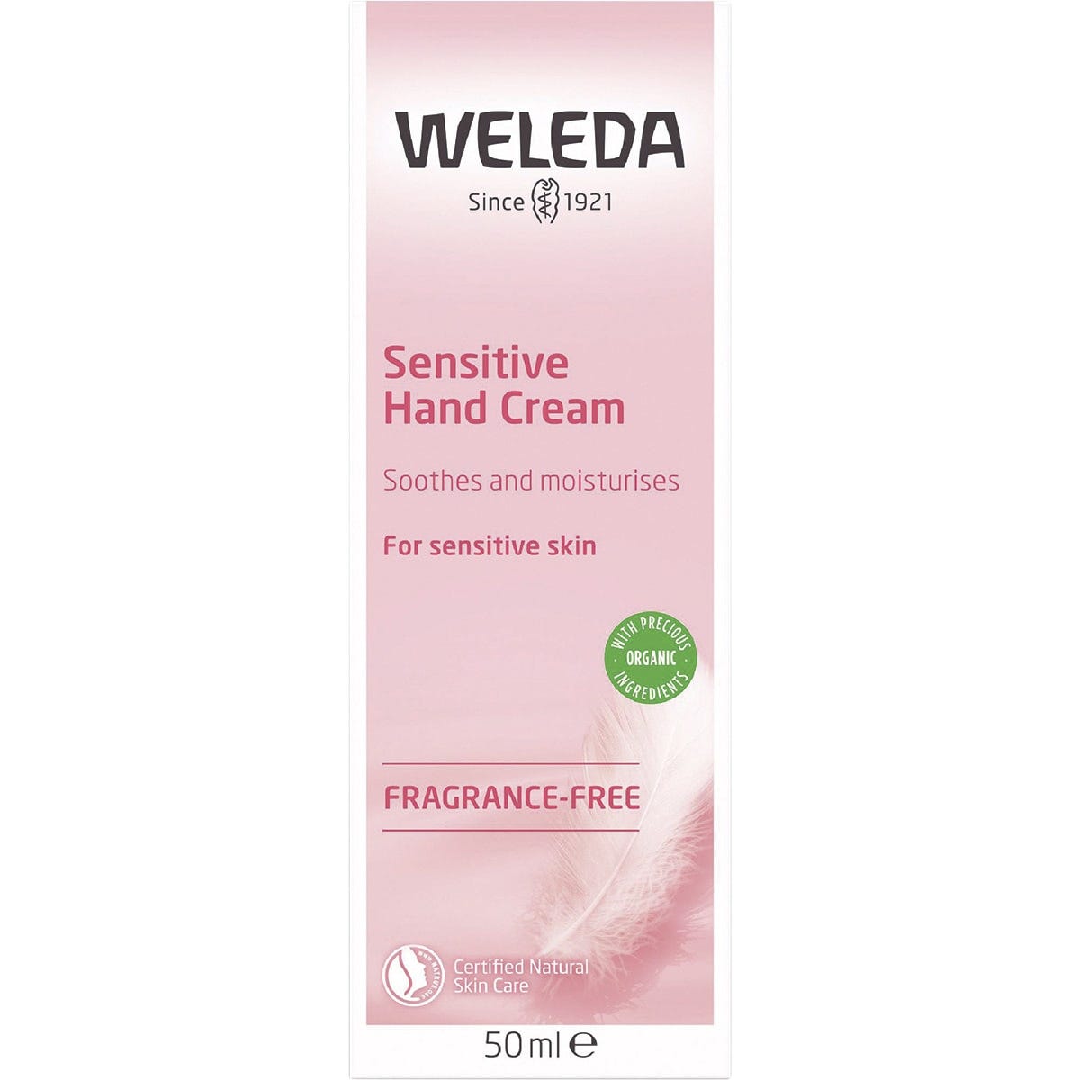 Weleda Sensitive Hand Cream Fragrance Free 50ml