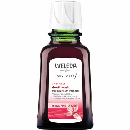 Weleda Mouthwash Ratanhia Herbal Mint Flavour 50ml