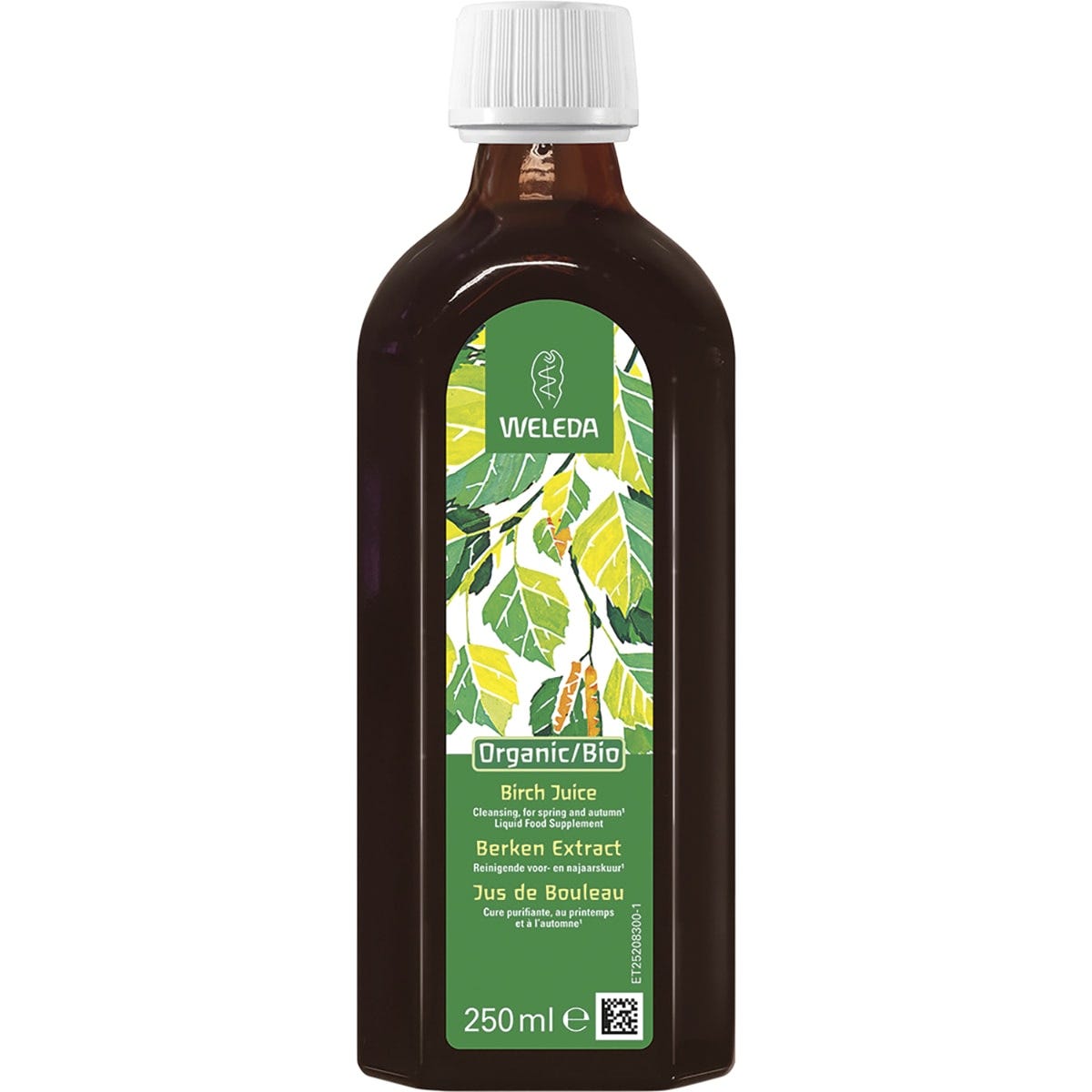 Weleda Organic Bio Birch Juice Liquid Food Supplement 250ml