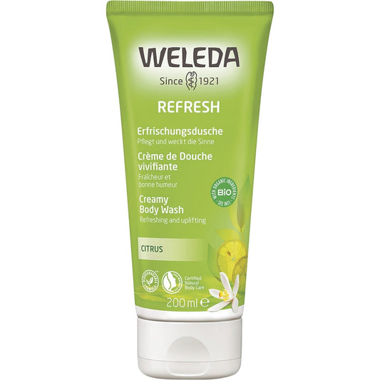 Weleda Refresh Creamy Body Wash Citrus 200ml