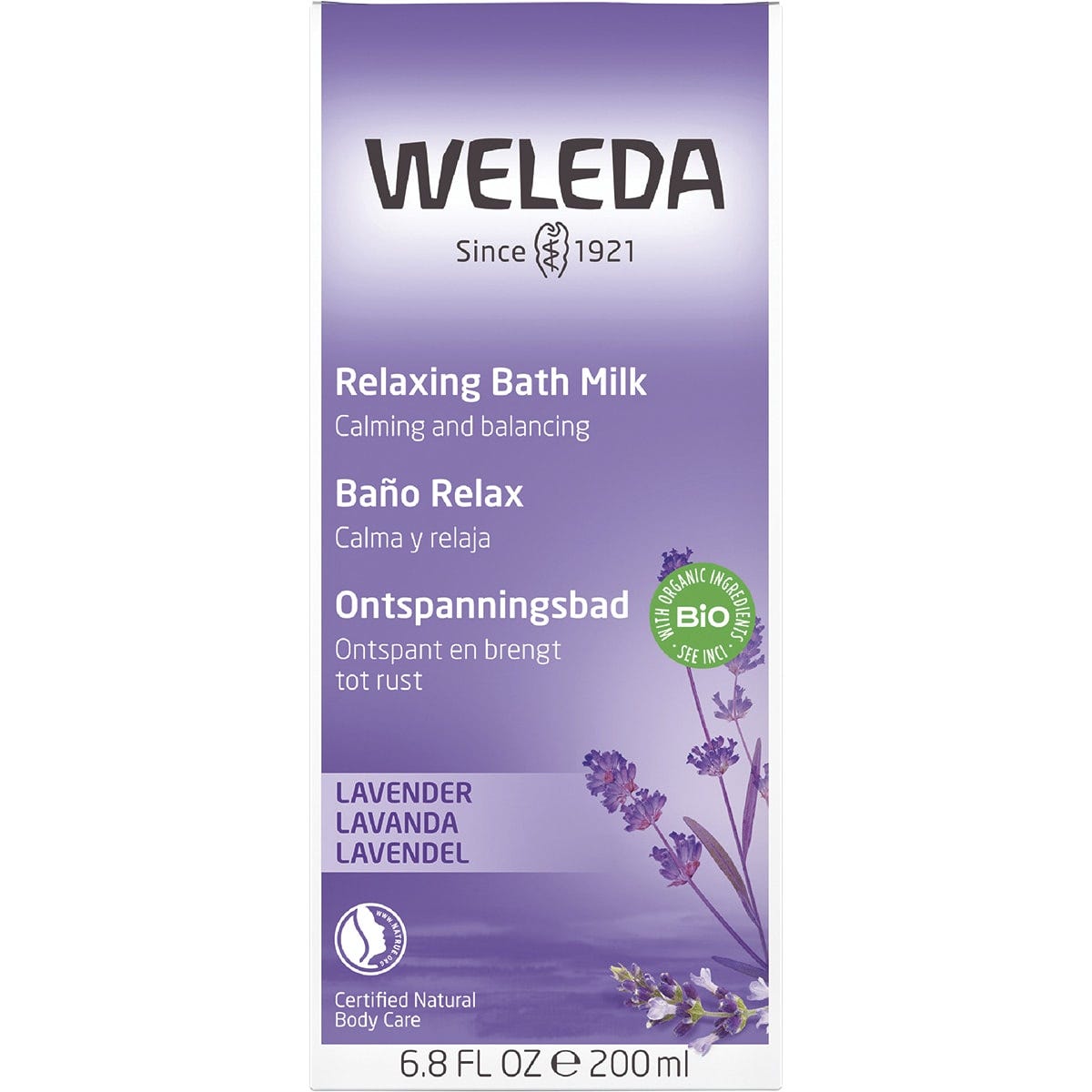 Weleda Bath Milk Lavender 200ml