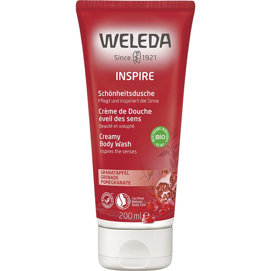 Weleda Inspire Creamy Body Wash Pomegranate 200ml