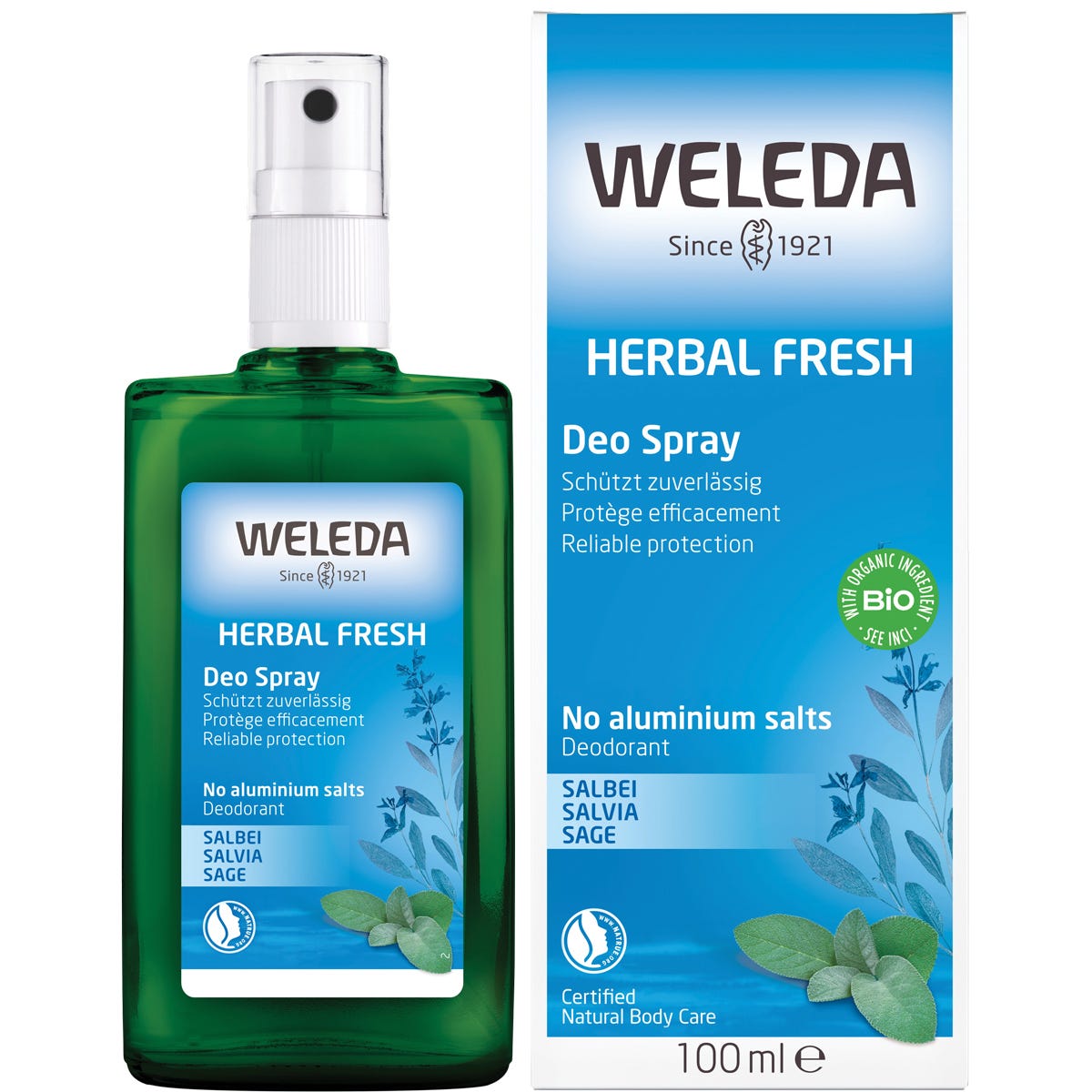 Weleda Deo Spray Herbal Fresh Sage 100ml