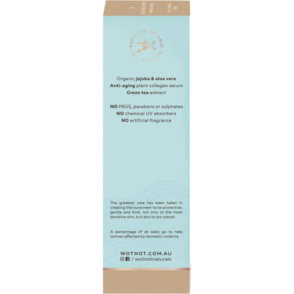 Wotnot Natural Face Sunscreen 40 SPF Beige BB Cream 60g