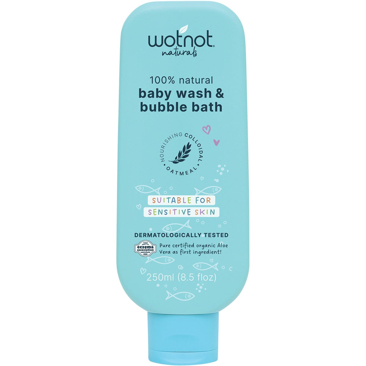 Wotnot Baby Wash & Bubble Bath Suitable For Sensitive Skin 250ml