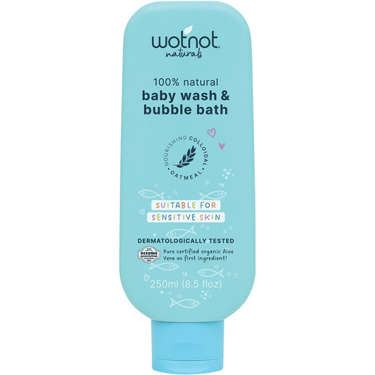 Wotnot Baby Wash & Bubble Bath Suitable For Sensitive Skin 250ml