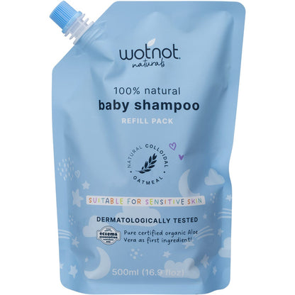 Wotnot Baby Shampoo Refill Suitable For Sensitive Skin 500ml