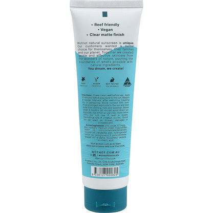 Wotnot Natural Sunscreen SPF 50+ 125g