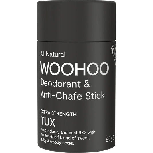 Woohoo Body Deodorant Stick Tux Extra Strength 60g