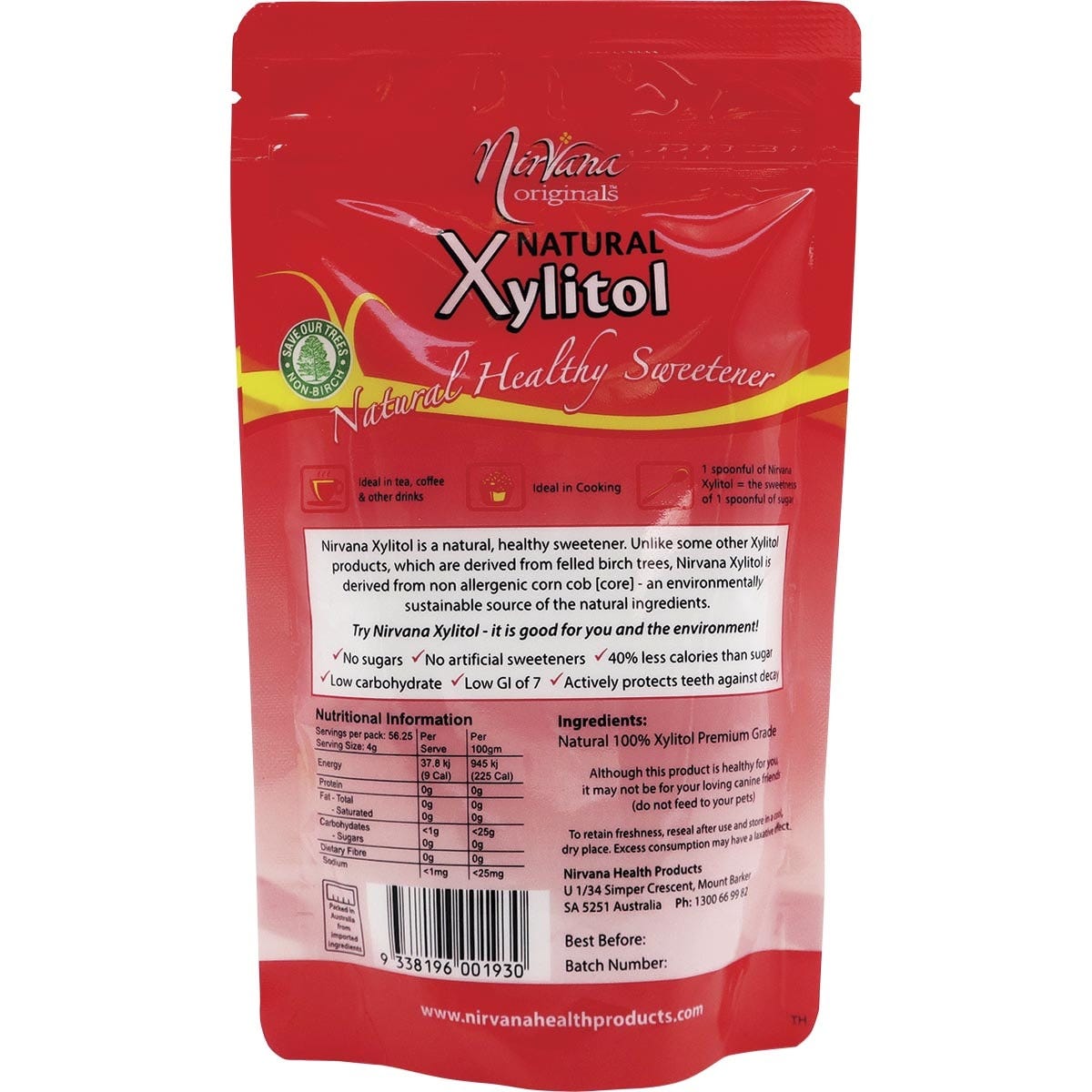 Nirvana Originals Xylitol 225g