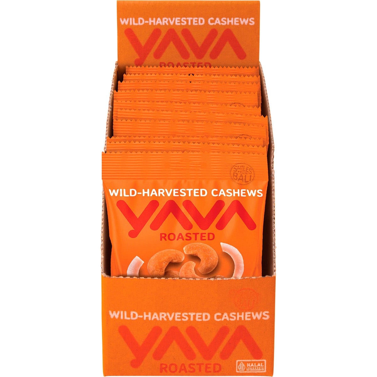 YAVA Wild-Harvested Cashews Roasted 10x35g