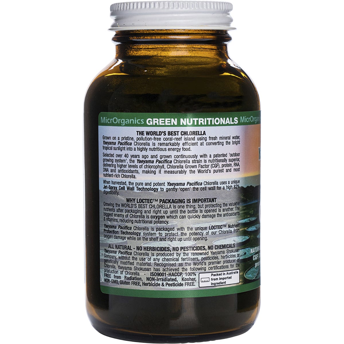 Green Nutritionals Yaeyama Pacifica Chlorella Powder 120g