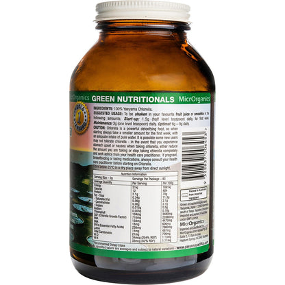 Green Nutritionals Yaeyama Pacifica Chlorella Powder 250g